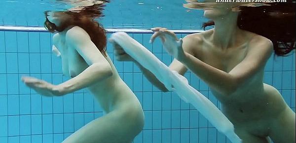  Lera and Sima Lastova sexy underwater girl